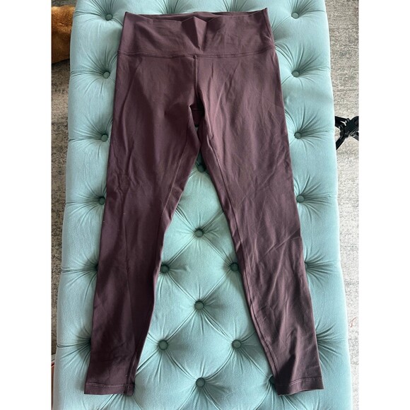 Lululemon Leggings size 12 Womens Rusty Red Brown - Picture 2 of 7